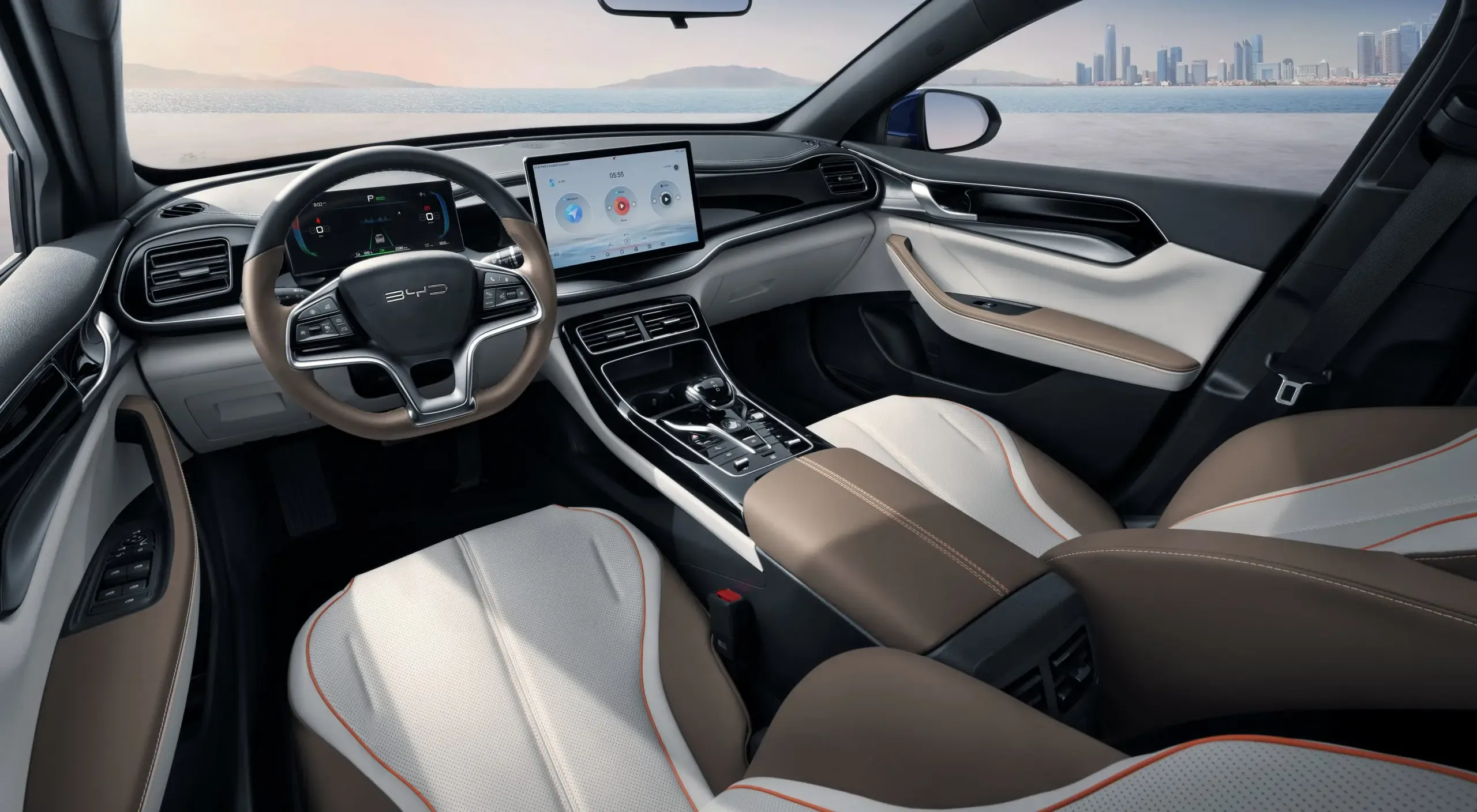 BYD Qin Plus DM-i Driving detail